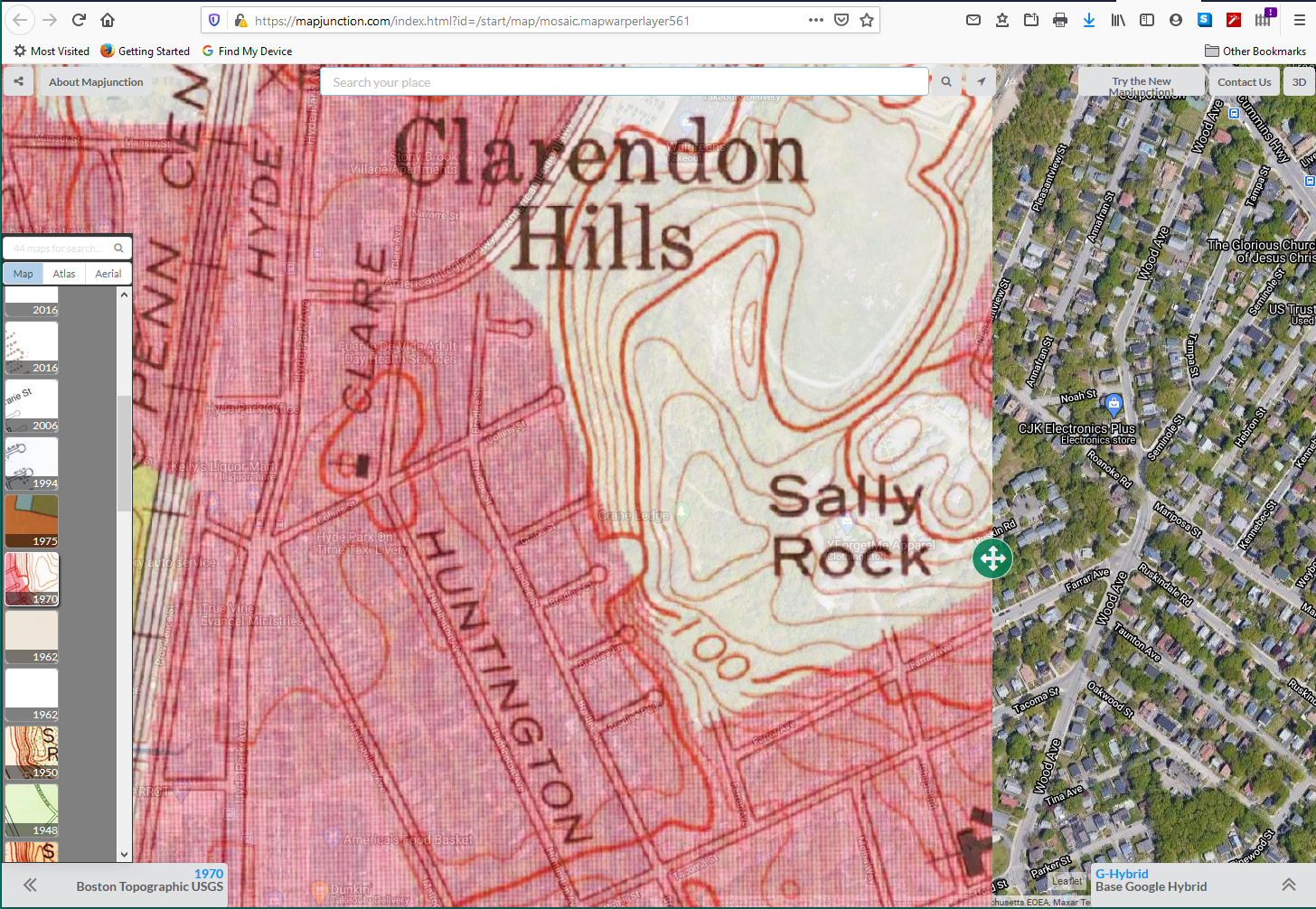 1970 topographic map